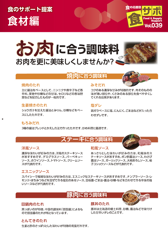 お肉に合う調味料